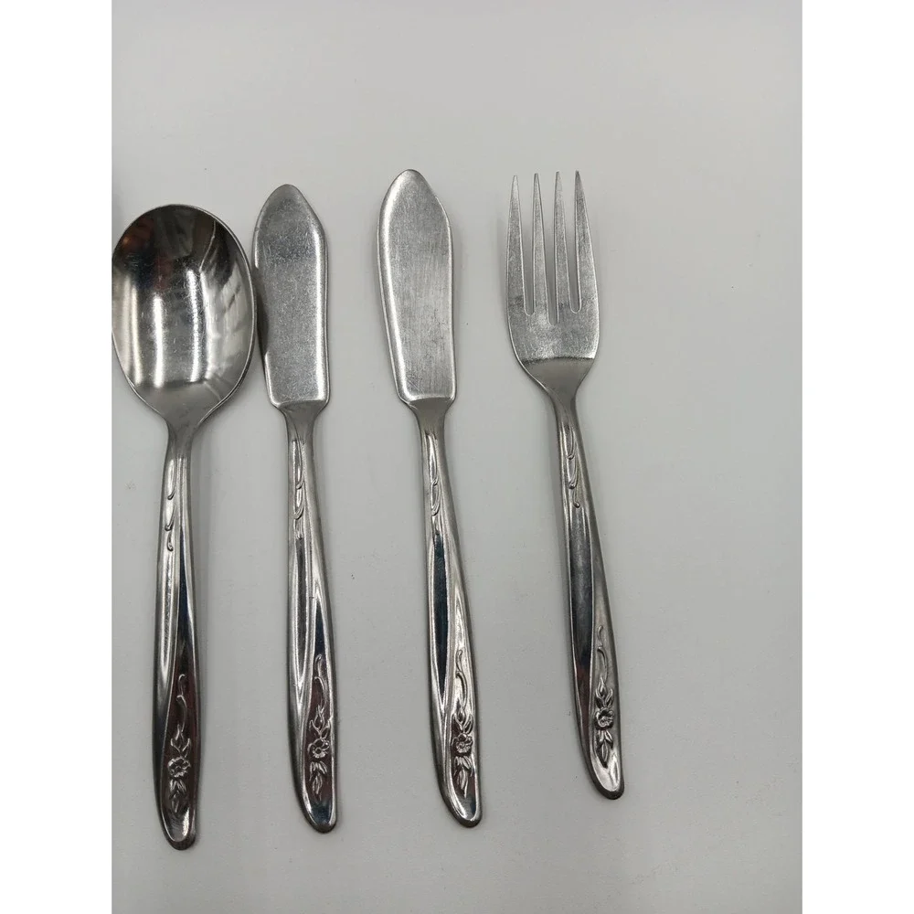 8‎ VTG MIDSUMMER Oneida Stainless Silverware Flatware Thor USA Mixed Lot